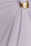 Bridget Slinky Maxi Skirt With Hardware Dusty Lilac