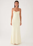 Vamonos Maxi Dress Yellow