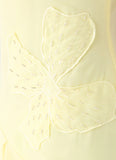 Aysha Beaded Flower Midi Dress Yellow