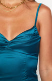 Honey Teal Mini Dress