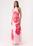 Len Maxi Dress Pink Floral Spritz