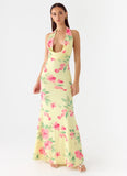 Like You Better Maxi Dress Lemon Soleil