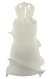 Caprice Halter Knit Mini Dress White