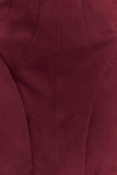 Andy Faux Suede Mini Dress Wine