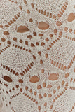 Trena Crochet Knit Pants Ivory