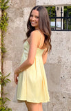 Hailee Yellow Mini Dress
