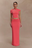 Haven Slinky Twist Top Coral