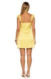 Raph Yellow Party Mini Dress