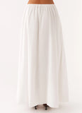 Cheryl Maxi Skirt White