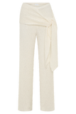 Mattais Boucle Knit Pants Ivory