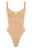 Alyssa Backless Shapewear Bodysuit Beige