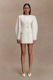 Beatrice Blazer Mini Dress Ivory