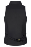 Selene Sleeveless Halter Shirt Black