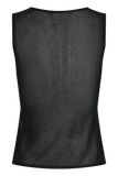 Dollie Sheer Knit Tank Top Black