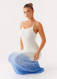 Kiki Maxi Dress Ombre Blue