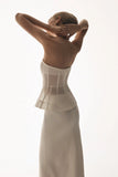Zoe Structured Corset White