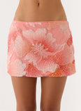 Dayna Mini Skirt Coral