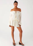 Astaria Mini Dress Ivory