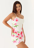 Zabrina Mini Dress Ivory Reef