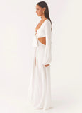 Coastal Maxi Dress White