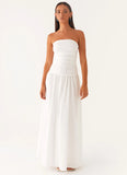 Carmel Maxi Dress White