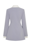 Gretchen Suiting Mini Dress Grey