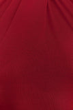 Elyna Slinky Halter Maxi Dress Deep Red