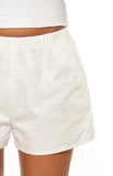 Ailany White Floral Shorts
