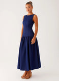 Hayes Denim Midi Dress Indigo