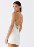 Famous Mini Dress White