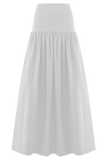 Autumn Maxi Skirt White