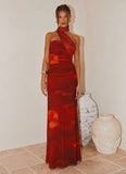 Songbird Maxi Dress Scarlet Blur