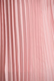 Tulip Blush Pink Pleated High Neck Midi Dress