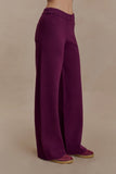 Lauren Knit Trouser Plum