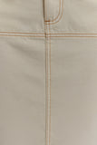 Loretta Denim Maxi Skirt Ecru