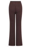 Malani Wide Leg Knit Pants Chocolate