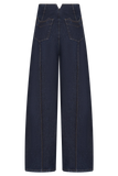Beatrix High Rise Denim Jeans Indigo Blue