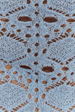 Aeline Crochet Knit Shorts Sky Blue