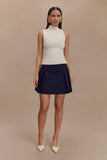 Hadleigh Sleeveless Slinky Top Ivory