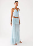 Blaze Maxi Skirt Blue