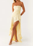 Bodie Maxi Dress Pastel Yellow