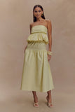 Amirah Midi Skirt Lemon