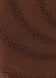 Belisse Beaded Mesh Maxi Dress Chocolate