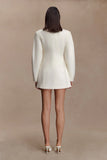 Beatrice Blazer Mini Dress Ivory