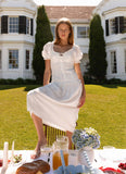 Hundred Percent Midi Dress White