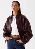 Holland Bomber Jacket Wine
