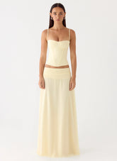 Natalya Maxi Skirt Yellow