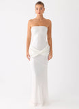 Anticipating Sequin Maxi Dress White