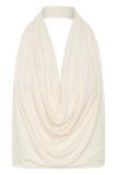 Huyen Cowl Front Modal Top Ivory