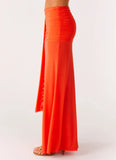 Blaze Maxi Skirt Fire Red